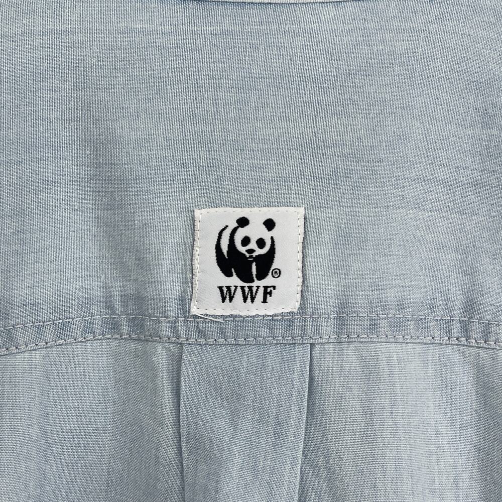 WWF Shirt Women L World Wildlife Fund 80s Nature Endangered Species Panda VTG HK - Picture 8 of 11